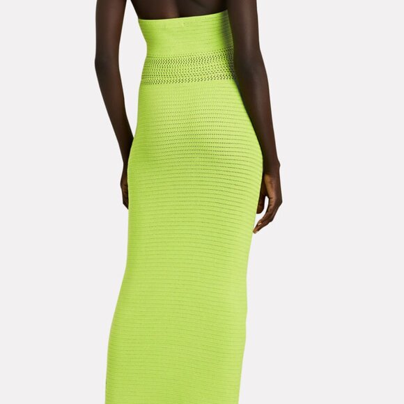 Ronny Kobo Electric Green Knit Dress - Picture 3 of 7